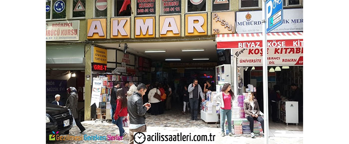Akmar Pasajı Kadıköy Açılış Saati