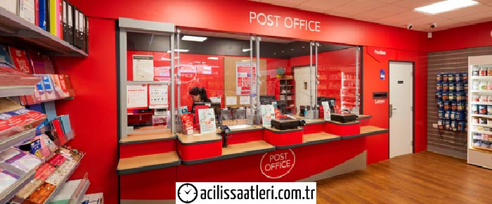 UK Post Offices Opening Times