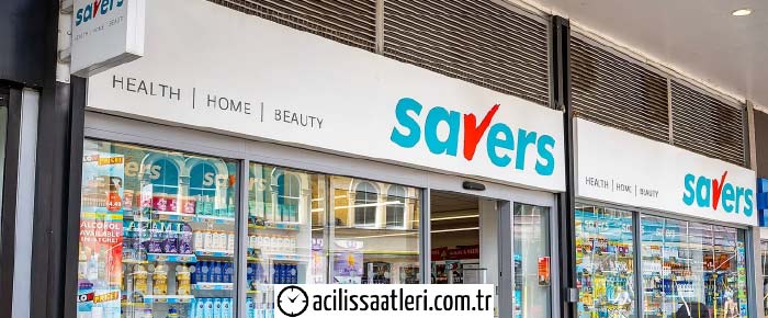 Savers Health and Beauty Opening Times