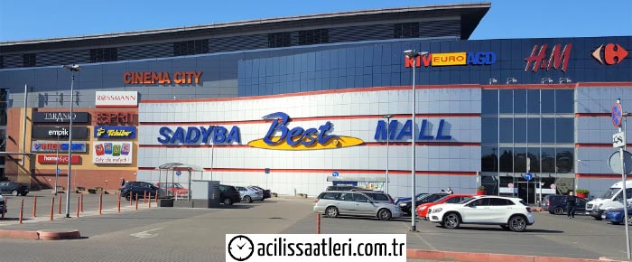 Sadyba Best Mall Opening Times